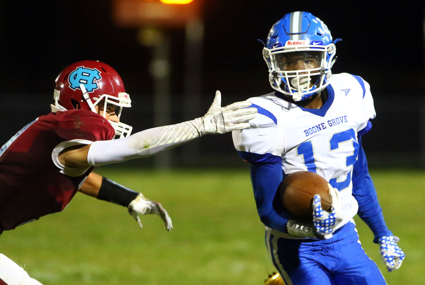 Brae'ton Vann, Boone Grove, football